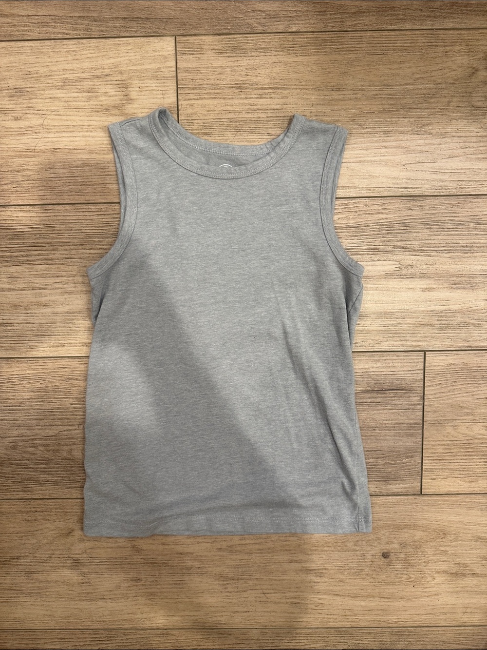 wonder nation Gray Tank Top for Kids - Sleeveless Crewneck